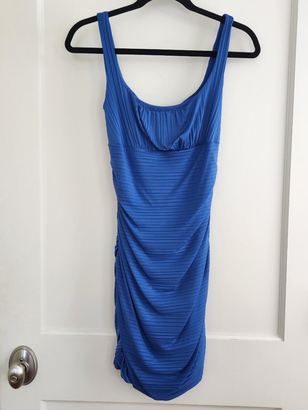 NWT Arden B Royal Blue Ruched Bodycon Party Dress Size Small